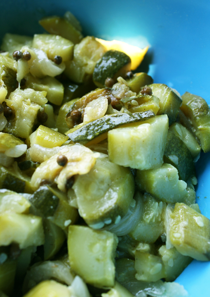 salade courgettes coriandre
